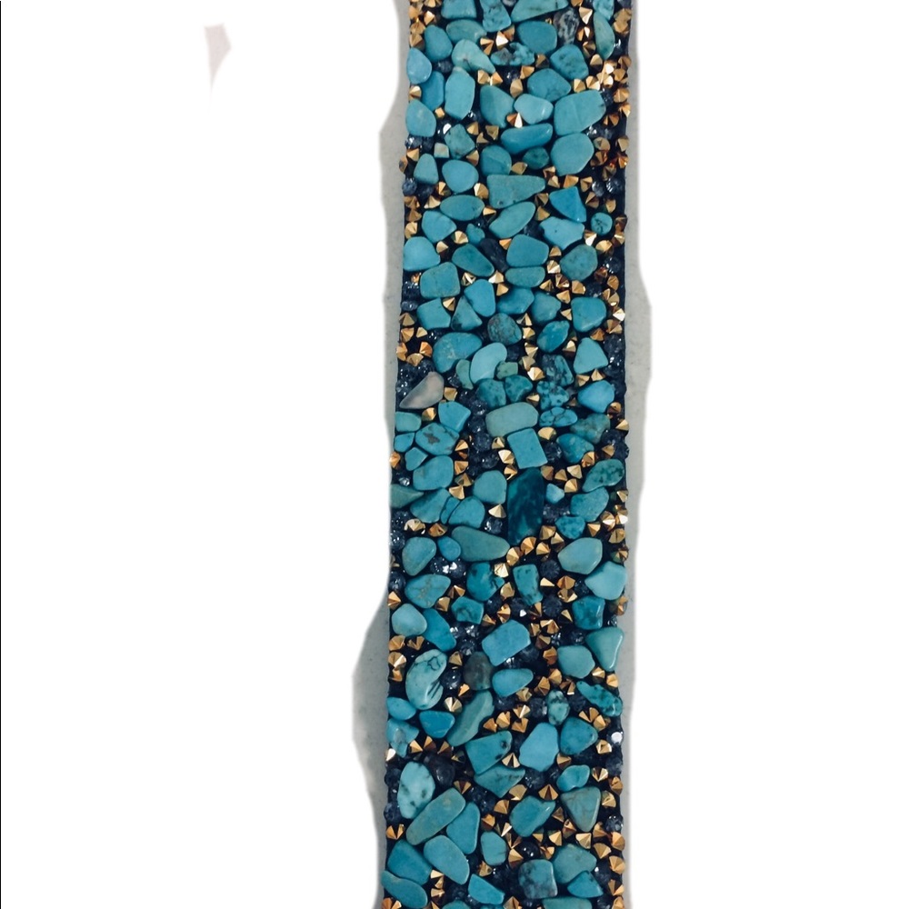 Magnetic Turquoise, Cuff Bracelet